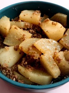 大根とひき肉の煮物♡-レシピのメイン写真