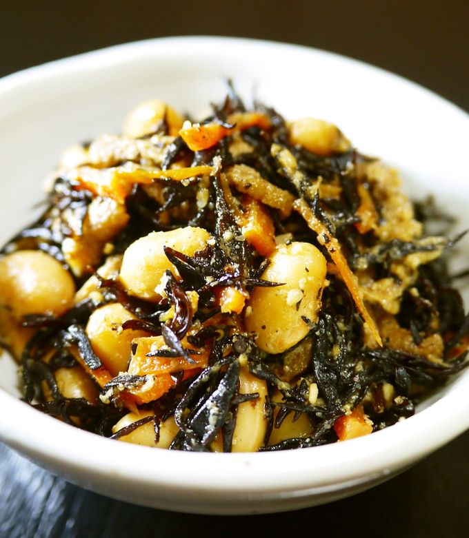冷凍保存で作り置き！大豆入りひじきの煮物 by ほっこり～の