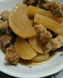 大根と牛バラかたまり肉の煮物