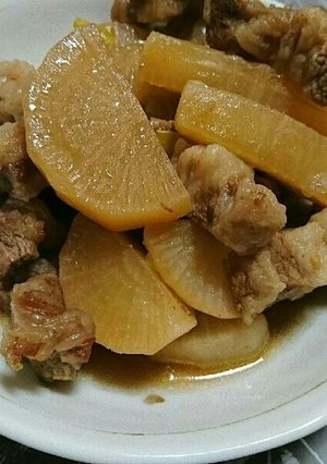 大根と牛バラかたまり肉の煮物-レシピのメイン写真