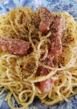 しんのカルボナーラ-レシピのメイン写真