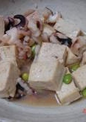 豆腐とゲソの塩焼き-レシピのメイン写真