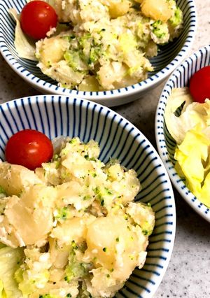 アミの塩辛ポテトサラダ-レシピのメイン写真