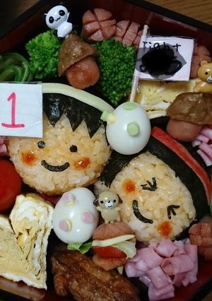 がんばれ運動会 キャラ弁-レシピのメイン写真