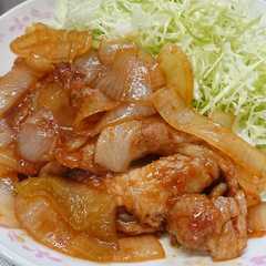 A picture of 【豚の生姜焼き】@メモ用.