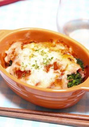 ✿生ハムでブロトマチーズ焼き✿-レシピのメイン写真