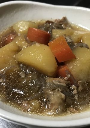 圧力鍋で作る肉じゃが-レシピのメイン写真