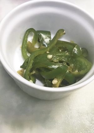 マクロビ☆ピーマン炒め☆作り置きおかず-レシピのメイン写真
