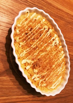 おかかのかかった山芋のチーズ焼き-レシピのメイン写真