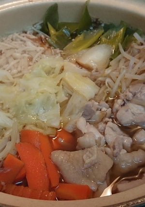 お野菜たっぷり鶏鍋-レシピのメイン写真