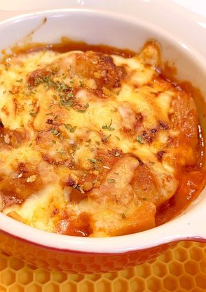 時短☆トマトたっぷりチキンのオーブン焼-レシピのメイン写真
