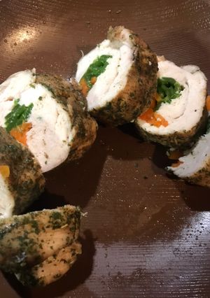 時短☆カラフルロールチキン-レシピのメイン写真