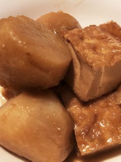 シンプルに!里芋と厚揚げの煮物-レシピのメイン写真