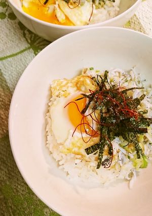 生姜たっぷりしらすネギ丼-レシピのメイン写真