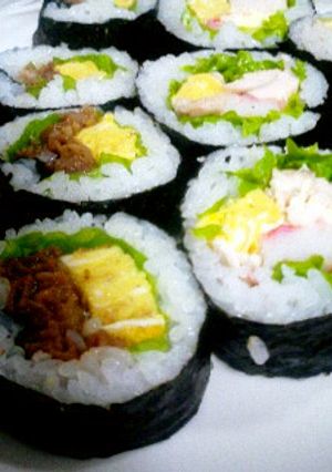 男の子好きな巻き寿司 恵方巻にいかが？-レシピのメイン写真