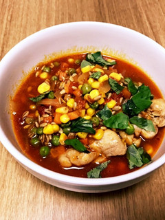 腸まで届く鶏もも肉のバリトマト煮込み-レシピのメイン写真