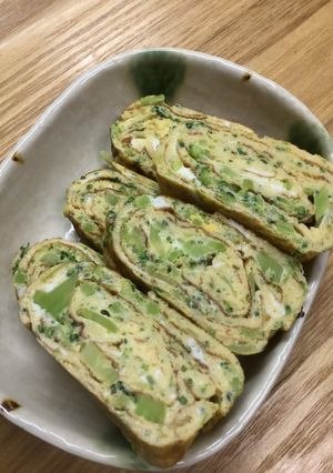 ブロッコリー入りの卵焼き-レシピのメイン写真