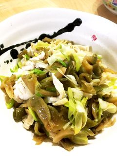 簡単サラダチキンとザーサイを和えるだけ!-レシピのメイン写真