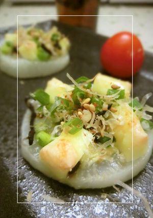 ｊｕｉｃｙ大根×チーズの塩昆布おかか焼き-レシピのメイン写真