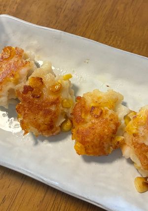 エビとコーンのカリっとはんぺん焼き-レシピのメイン写真