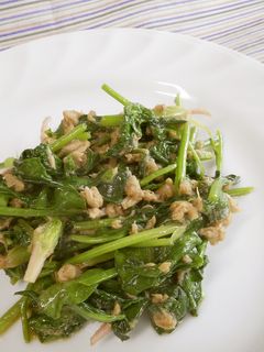 めっけもん♪ほうれん草とツナの炒め物-レシピのメイン写真