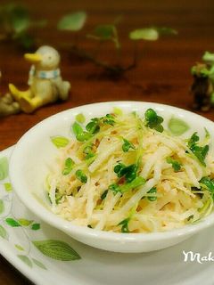 大根とツナの焼きたらこマヨサラダ-レシピのメイン写真
