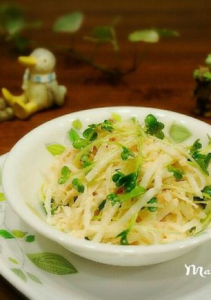 大根とツナの焼きたらこマヨサラダ-レシピのメイン写真