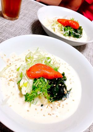 材料少なめで簡単！めんたいクリームうどん-レシピのメイン写真