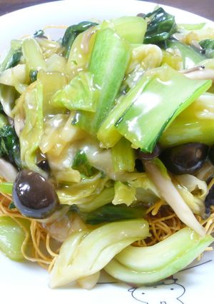 きのこ肉なし皿うどん-レシピのメイン写真