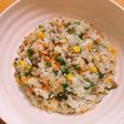 彩り鮮やか挽き肉チャーハン☆幼児食にも◎