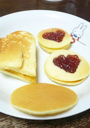愛娘作・朝食ホットケーキ-レシピのメイン写真