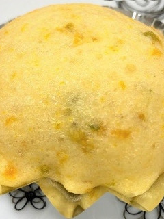 かぼちゃのふわふわ蒸しケーキ-レシピのメイン写真