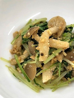 水菜のピーナッツ和え-レシピのメイン写真