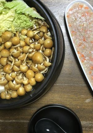 なめこの鶏つくね鍋-レシピのメイン写真