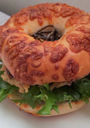 ふじっこ煮で簡単ポテトベーグル-レシピのメイン写真