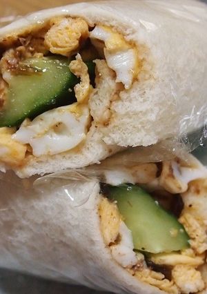 おかか昆布の和風フジッコサンドイッチ-レシピのメイン写真