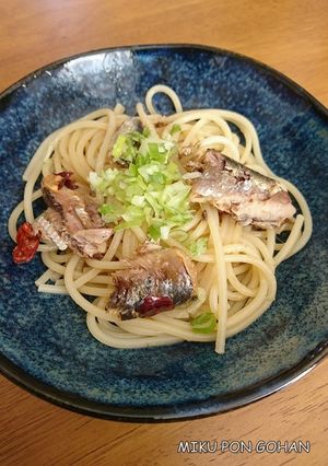オイルサーディンの和風ぺぺろんちーの-レシピのメイン写真