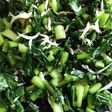 常備菜に…かぶの葉としらすの炒め煮!