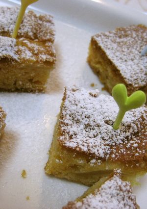 ぐるぐる混ぜて焼くだけリンゴケーキ♡-レシピのメイン写真