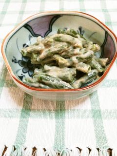 簡単インゲンサラダ-レシピのメイン写真