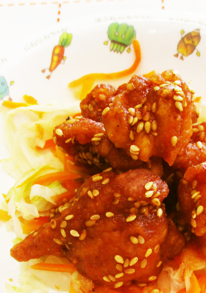 保育園の給食♪3工程で鶏肉の揚げ煮-レシピのメイン写真