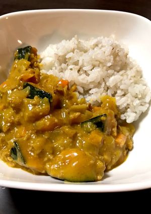 ルー不使用 子供が喜ぶかぼちゃカレー-レシピのメイン写真