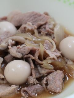 オリジナル給食♪豚肉の梅酒煮-レシピのメイン写真