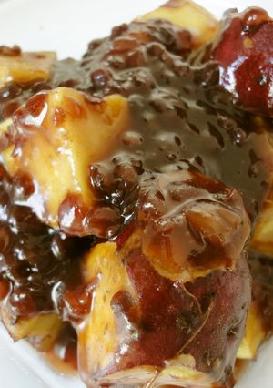 簡単・美味しい♪薩摩芋のあんこ煮-レシピのメイン写真