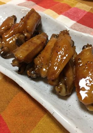 母の味♡手羽中のすっぱ煮♪-レシピのメイン写真