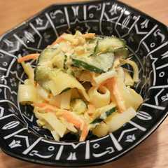 稲庭うどん・ふしっこで！マカロニサラダ-レシピのメイン写真