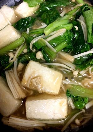 小松菜と豆腐の中華風-レシピのメイン写真