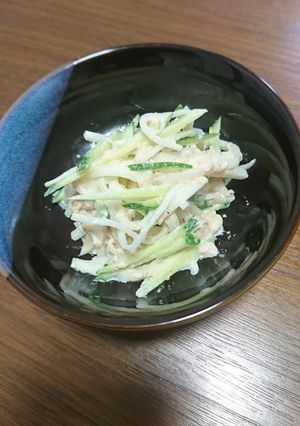 大根とツナの混ぜるだけサラダ-レシピのメイン写真
