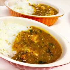 รูปของ 低脂質！カロリーオフ！小松菜カレー