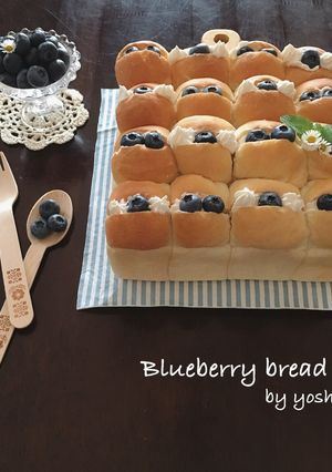 HBでブルーベリーのちぎりパン♪-レシピのメイン写真